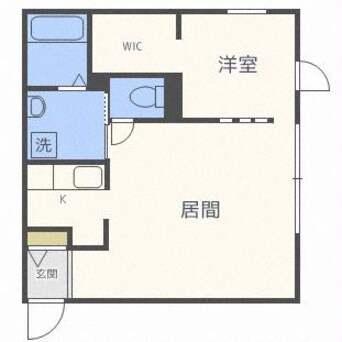 間取図 ＳＫＹ　ＰＡＲＫ　hibarigaoka