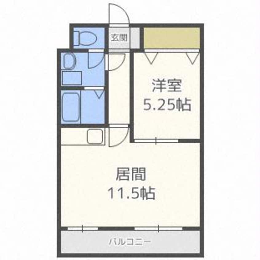 間取図 リバティ南郷１７