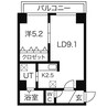 フロムコート 1LDKの間取り