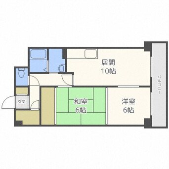 間取図 カーサ四ノ宮