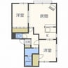 ルミエール２０ 2LDKの間取り