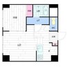 フレスコ大谷地 1LDKの間取り