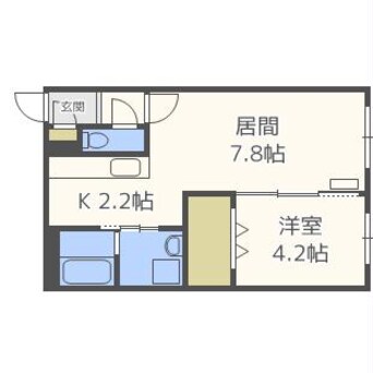 間取図 フェリオ栄通