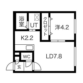 間取図 フェリオ栄通