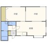 シオン髙木 2LDKの間取り