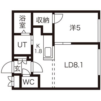 間取図 クレセント新札幌