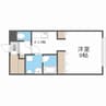 リベラハイツ大谷地 1Kの間取り