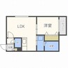 Ｐｅｅｒｓｏｎ栄通１２ 1LDKの間取り
