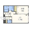 Ｑｕａｌｉａ栄通 1LDKの間取り