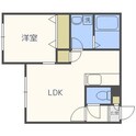 アステールＮ１２の間取図