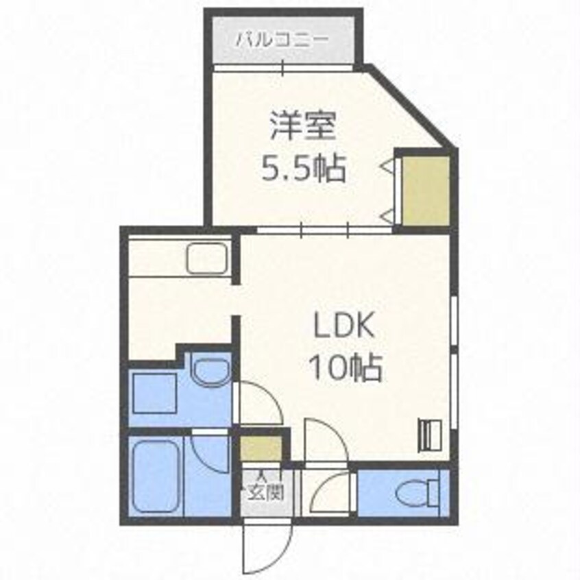 間取図 エミネンス南郷１４