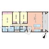 宮乃森 雅殿 3LDKの間取り
