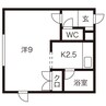 アーバンテラス南郷 1Kの間取り