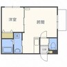 ＣＩＴＹ　ＶＩＬＬＡ厚別 1LDKの間取り