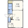 クチュールＳＡ１９ 1LDKの間取り