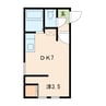 スタンホープ南郷 1DKの間取り