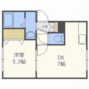 間取図 ゴーチェ・サラ栄通