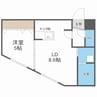 シャテーニュ 1LDKの間取り