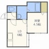 ウインドミル１７ 1DKの間取り