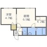 ステラマリー 1LDKの間取り