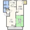 プロスパー１５ 2LDKの間取り