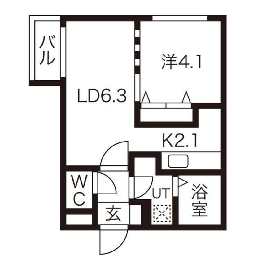 間取図 ラーチェ