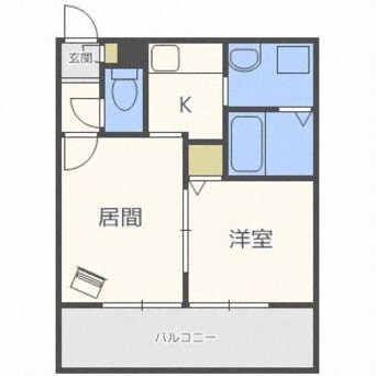 間取図 ブランノワールＡＭＪ南郷