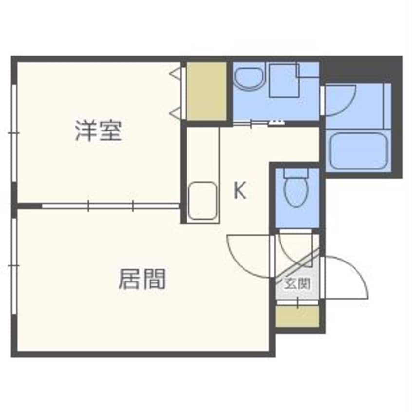 間取図 ブランノワールＡＭＪ南郷
