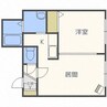 ブランノワールＡＭＪ南郷 1LDKの間取り