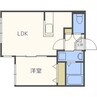 ライフジュエル南郷通 1LDKの間取り