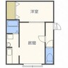 リバーエミール 1LDKの間取り