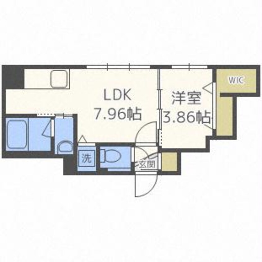 間取図 アダマゼイン厚別南