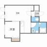 Ｃｙｍｂｉｄｉｕｍ 1LDKの間取り