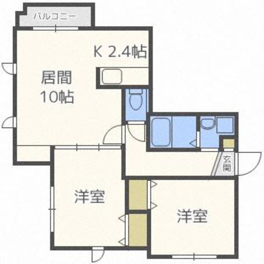 間取図 ファミリーコート新札幌