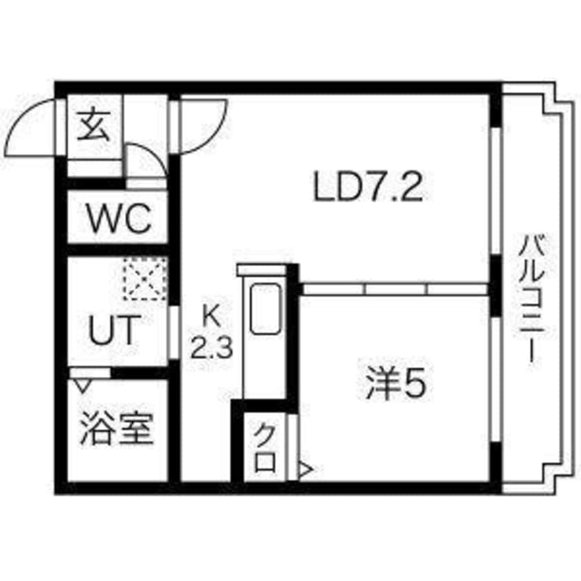 間取図 カルムハピネス南郷
