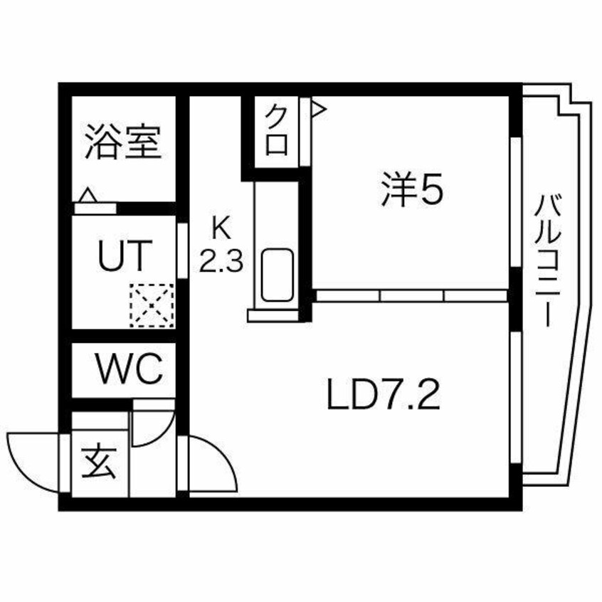 間取図 カルムハピネス南郷