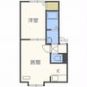 ＣＯＮＦＩＤＥＮＣＥ菊水元町 1LDKの間取り