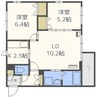ブランフルール南郷 2LDKの間取り