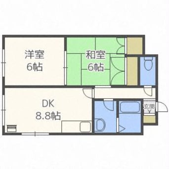 間取図 フォーシス本通１７
