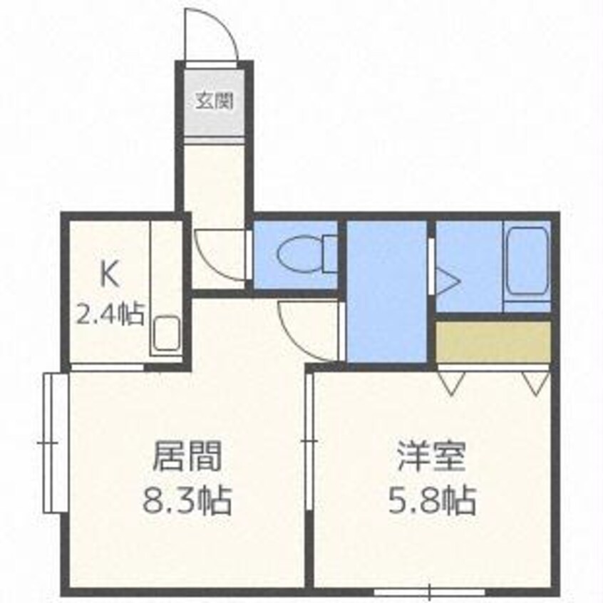 間取図 ラ・クラッセ緑ヶ丘Ｉ