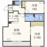 リラハウス 2LDKの間取り