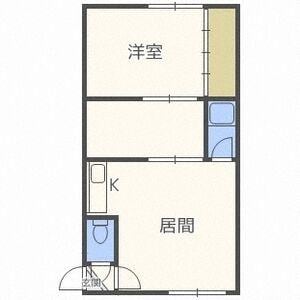 間取り図 ル・ウェスト円山