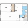 Ridges南郷 1LDKの間取り