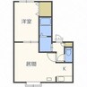 CureComfort北郷 1LDKの間取り