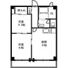 ビック月寒 2LDKの間取り