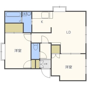 間取図 カサグランデ白石