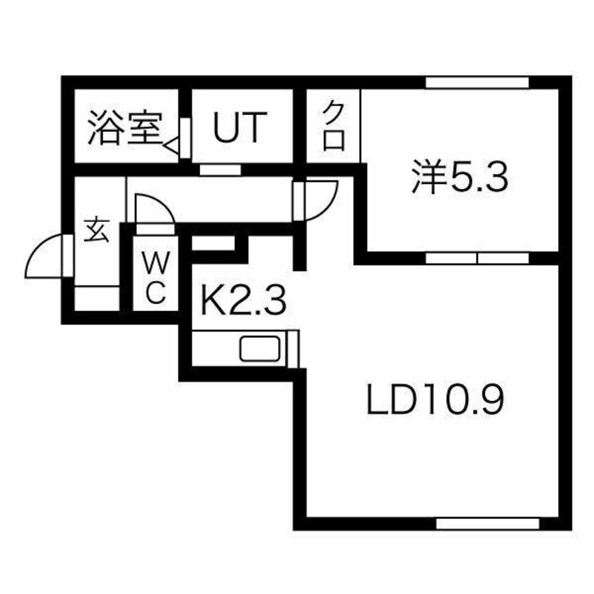 間取図 ヴィラフォーレスト栄通