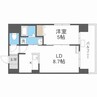 サンコート南郷通 1LDKの間取り