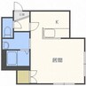 ロイネット月寒東 1Kの間取り