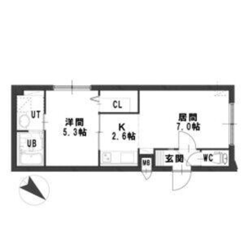 間取図 グランメール本郷通１１北